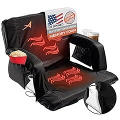 ACELETIQS Double Heated Stadium Seats with Back Support