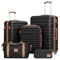 Coolife Hardside Luggage Set with TSA Lock