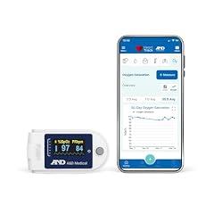 A&D Medical Bluetooth Fingertip Pulse Oximeter UP-200BLE