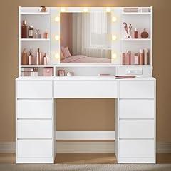 VASAGLE Kailyn Vanity Desk with Mirror