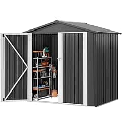 DWVO Metal Outdoor Storage Shed