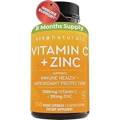 Viva Naturals Vitamin C and Zinc Supplement