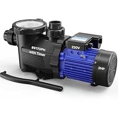 Aquastrong High Flow Pool Pump with Timer 2HP