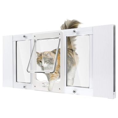window dog door