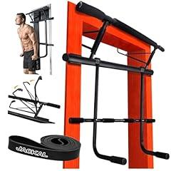 Folding Door Pull-up and Dip Bar Station