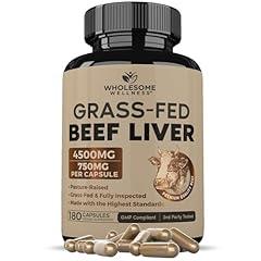 Wholesome Wellness Grass Fed Beef Liver Supplements
