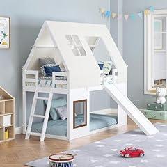 Spirich Kids Bunk Bed with Slide
