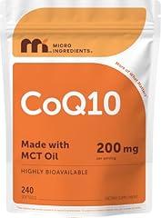 Micro Ingredients CoQ10 200mg Softgels