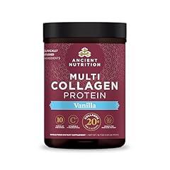 Ancient Nutrition Vanilla Collagen Peptides Powder with Probiotics