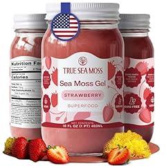 TrueSeaMoss Wildcrafted Irish Sea Moss Gel - Strawberry