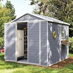 Aoxun Outdoor Storage Shed with Window