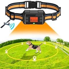 POIIOPY Wireless GPS Dog Fence Collar