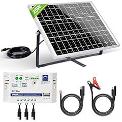 ECO-WORTHY 25W 12V Solar Battery Charger Kit