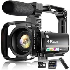 FJFJOPK 4K Vlogging Camera Camcorder