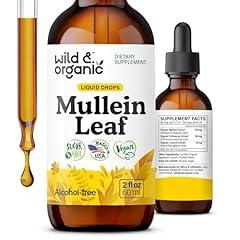 Wild & Organic Mullein Drops for Lungs