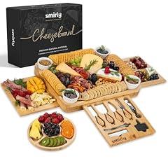 Smirly Bamboo Cheese Board Set