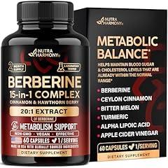 NutraHarmony Berberine 14-in-1 Supplement