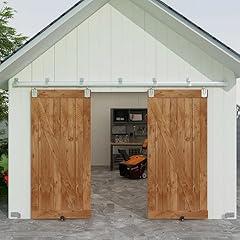 JUBEST 10FT Barn Door Hardware Kit