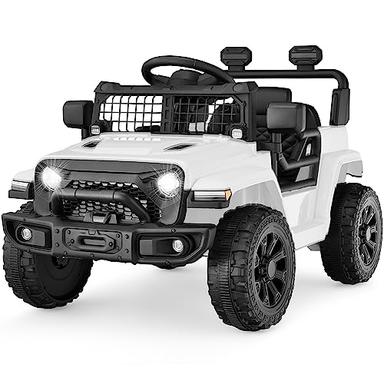 white Jeep toy