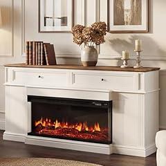 Nordivale 63" Fireplace TV Stand with Mantel