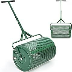 Hiboom Compost Spreader with Adjustable Handle