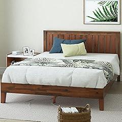 Zinus Vivek Deluxe Wood Platform Bed Frame