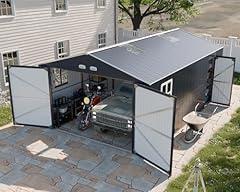 WACASA Metal Garage Shed 13x20x8.5'