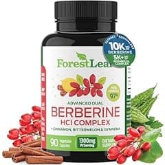 ForestLeaf Berberine Supplement with Cinnamon & Gymnema