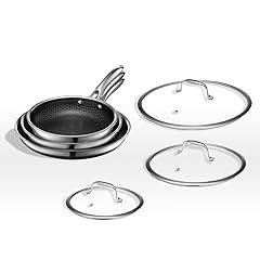 HexClad Hybrid Nonstick Fry Pan Set