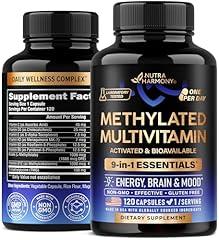 Methylated Multivitamin B-Complex for Energy & Mood