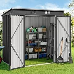 Gizoon Outdoor Storage Shed 6' x 4'