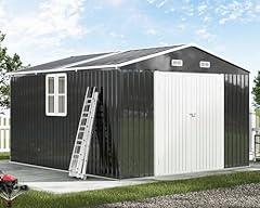 Amerlife Galvanized Steel Storage Shed