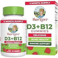 MaryRuth Organics Vegan Vitamin D3 + B12 Gummies