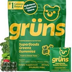 Grüns Super Greens Gummies for Digestive Health