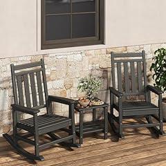 Garvee HDPE Rocking Chair Set