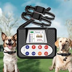 NBSUN Wireless Dog Fence with Remote Training Collar