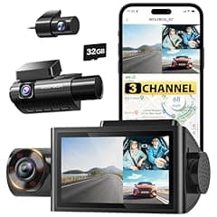 WOLFBOX i07 3 Channel Dash Cam