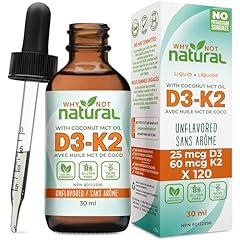 Why Not Natural Vitamin D3 K2 Liquid Drops