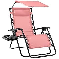 Folding Zero Gravity Recliner Chair with Canopy
