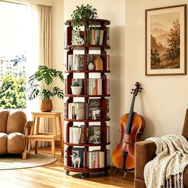 Rotating Bookshelf