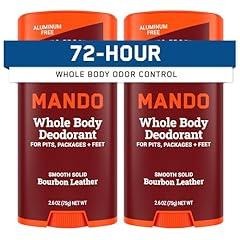 Mando Whole Body Deodorant - Bourbon Leather