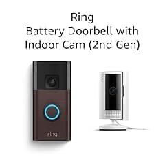 Ring Battery Doorbell with Indoor Cam 2nd Gen