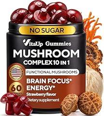 VitaUp Mushroom Gummies for Cognitive and Immune Support