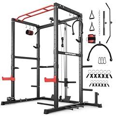 Sportsroyals Power Rack with LAT Pulldown System