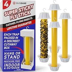 BugBane Fly Stick Traps 4pk