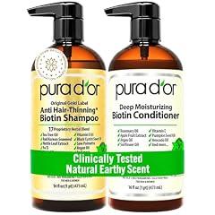 PURA D'OR Biotin Shampoo & Conditioner Set