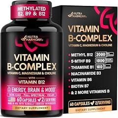 NutraHarmony Vitamin B Complex 11-in-1 Supplement