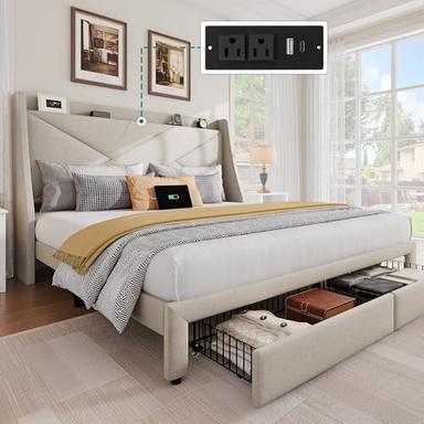 queen-size bed frame