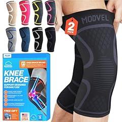 Modvel Knee Brace Compression Sleeve 2-Pack
