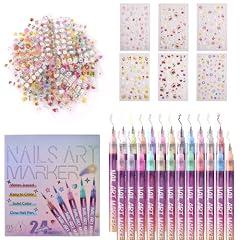 24 Colors Nail Art Pens Set